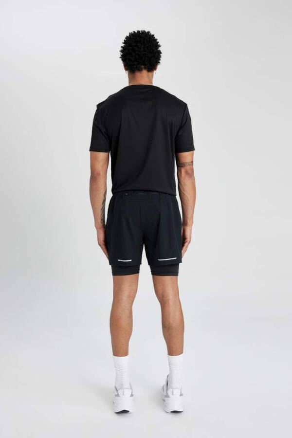 DeFactoFit Slim Fit Athletic Woven Shorts Black - 9