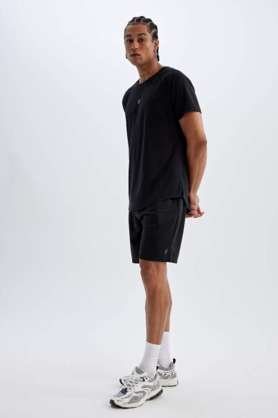 DeFactoFit Slim Fit Sports Shorts Black - 1