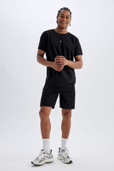 DeFactoFit Slim Fit Sports Shorts Black - 2