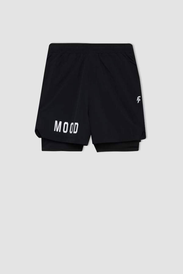 DeFactoFit Slim Fit Sports Woven Shorts Black - 8