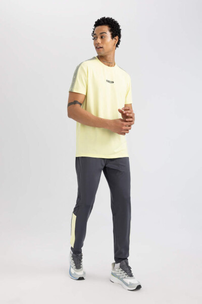 DeFactoFit Standart Fit Çift Cepli Standart Paça Skuba Dalgıç Kumaş Jogger Eşofman Altı Antrasit - 2