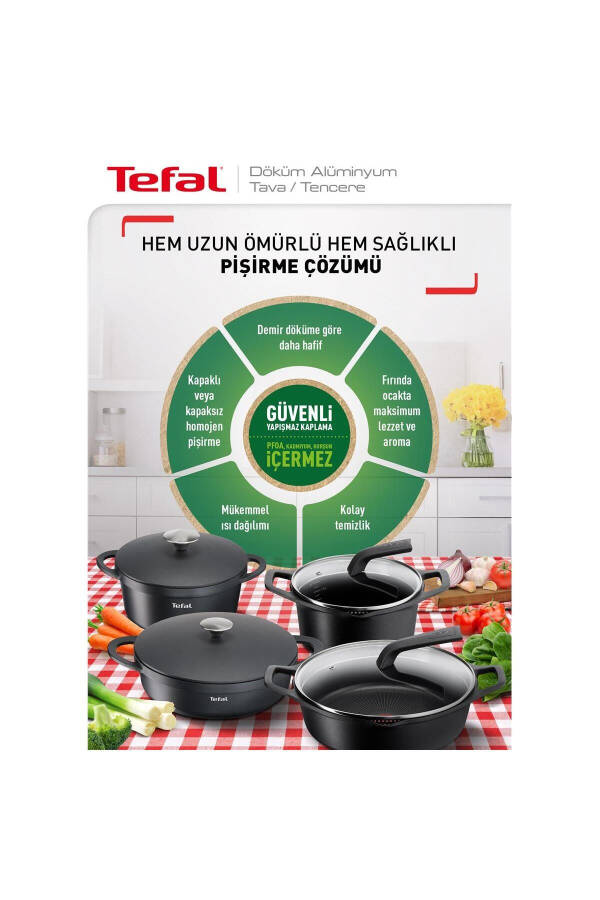 Delicio Döküm Derin Tencere - 20 Cm - 21