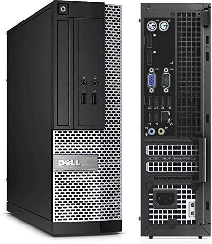 Dell OptiPlex Bilgisayar Masaüstü PC, Intel Core i5 3. Nesil 3.2 GHz, 16GB RAM, 2TB HDD, Yeni 22 İnç LED Monitör, RGB Klavye ve Fare, WiFi, Windows 10 Pro (Yenilenmiş) - 6