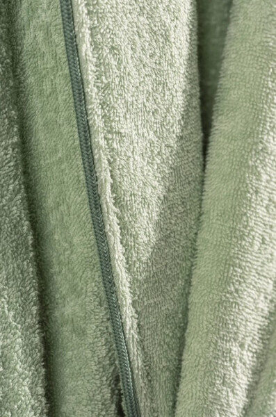 Deluxe Cotton Box Single Robe Set - Green - 2