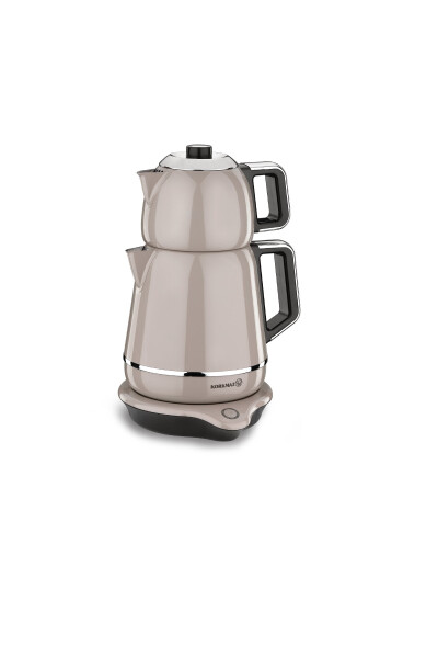 Demiks Beige/chrome Electric Kettle - 2