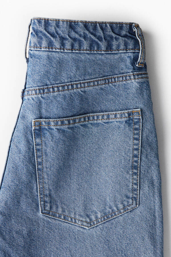 Denim pants with faux diamond embellishments - 6