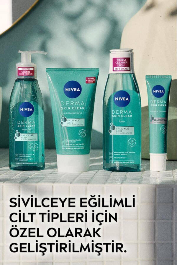 Derma Skin Clear Sivilce Karşıtı Yüz Temizleyici Peeling 150 Ml, Salisilik Asit, Gözenek Arındırıcı - 4