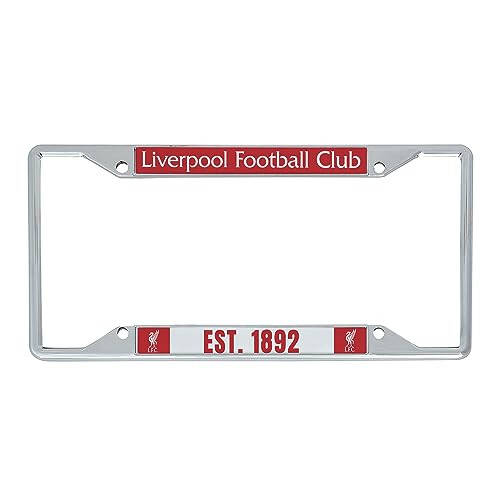 Desert Cactus Liverpool FC License Plate Frame Football Soccer Car Tag Holder for Front or Back of Car Officially Licensed Metal (Frame - Design 1) - 2