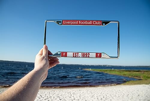 Desert Cactus Liverpool FC License Plate Frame Football Soccer Car Tag Holder for Front or Back of Car Officially Licensed Metal (Frame - Design 1) - 6