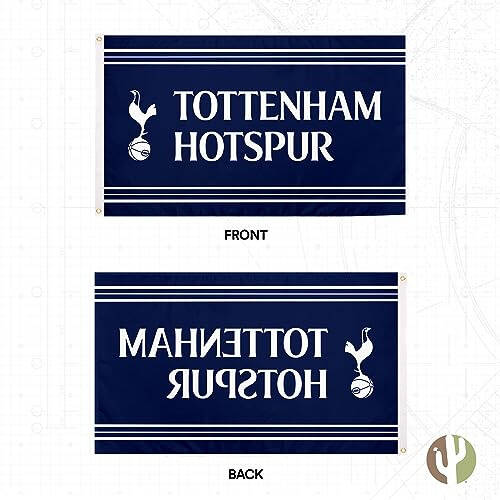 Desert Cactus Tottenham Hotspur Flag Football Soccer 100% Polyester Indoor Outdoor Banner Flag 3x5 feet Flags (Flag C) - 7