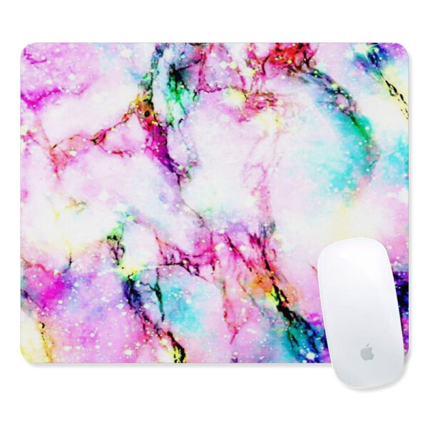 Design aesthetic marble patterns laptop mouse pad with nonskid rubber base. Marble patterned waterproof coating, mousepad mat for computer desk, PC gaming (8.66 inch x 7.09 inch). - 13