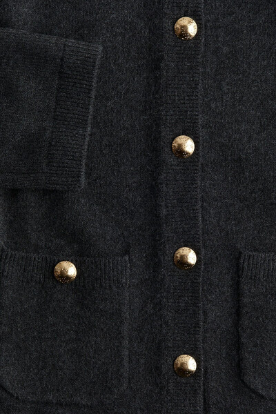 Detailed buttoned cardigan - 5