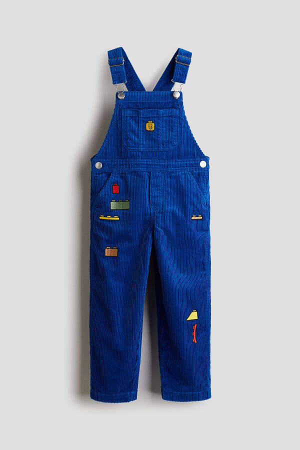 Detailed corduroy jumpsuit - 1