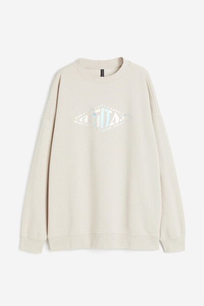 Detailed Oversize Sweatshirt - 3