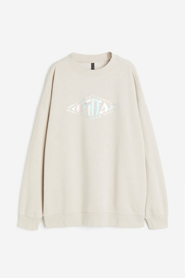 Detailed Oversize Sweatshirt - 3