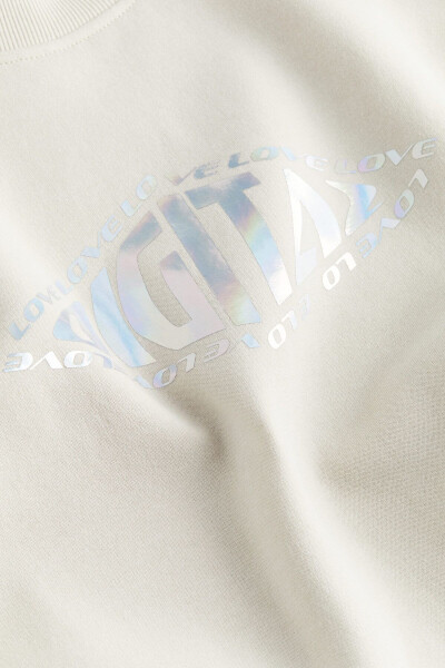 Detailed Oversize Sweatshirt - 5