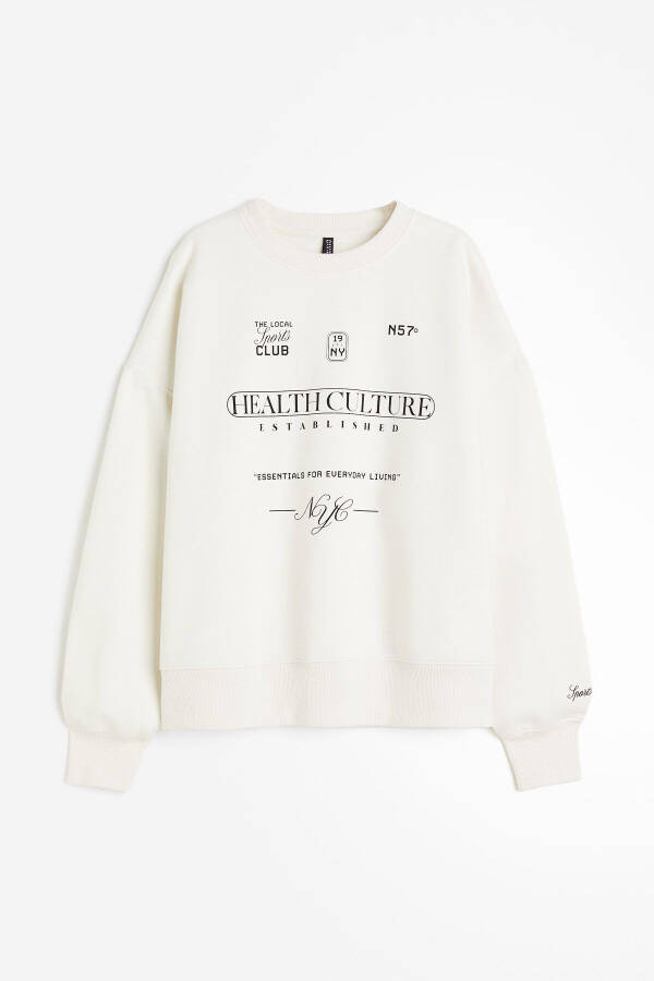 Detailed Oversize Sweatshirt - 4