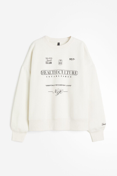 Detaylı Oversize Sweatshirt - 4