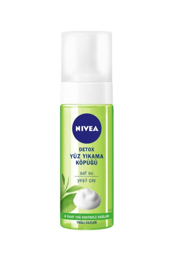 Detoks Yüz Yıkama Köpüğü 150ml, Yağlı Ciltler, Gözenek Arındırıcı, Yeşil Çay, 8 Saat Yağ Kontrolü - 10