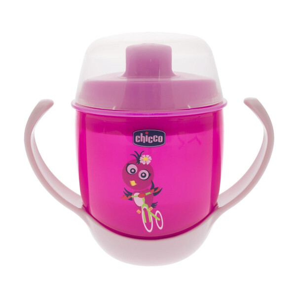 Детская чашка для кормления Chicco 180 мл 12+ месяцев Розовая - 1