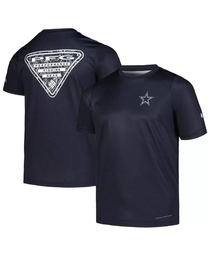 Детская футболка Dallas Cowboys Terminal Tackle Omni-Shade Navy Dc Collegi - 1