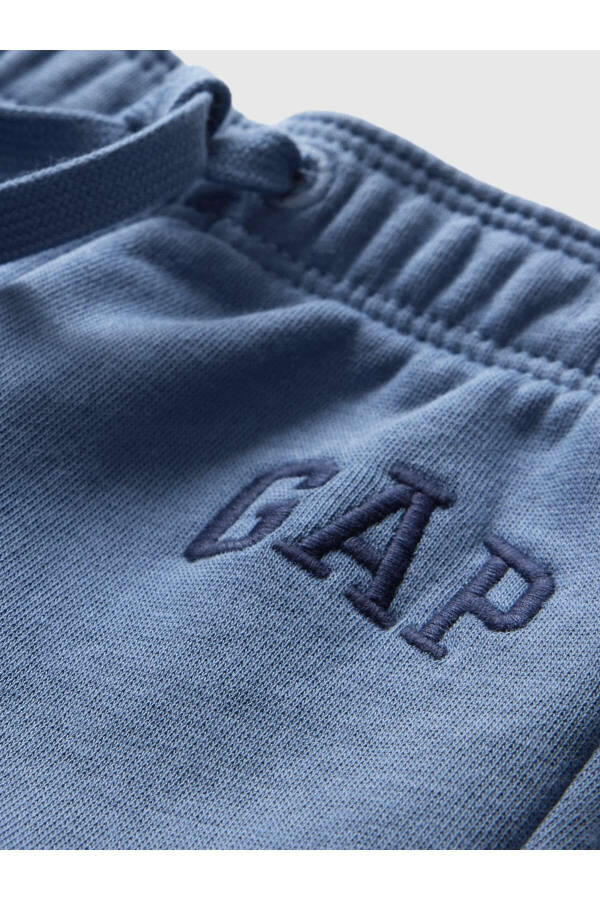 Детские синие спортивные штаны Gap с винтажным логотипом - 5