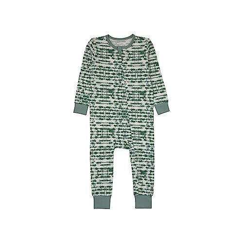 Детский комбинезон Hanes Baby Pure Comfort Organic, пижама для сна и игр для младенцев с длинным рукавом без ножек из хлопка, для мальчика и девочки - 31