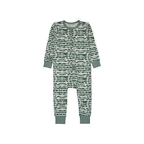 Детский комбинезон Hanes Baby Pure Comfort Organic, пижама для сна и игр для младенцев с длинным рукавом без ножек из хлопка, для мальчика и девочки - 13