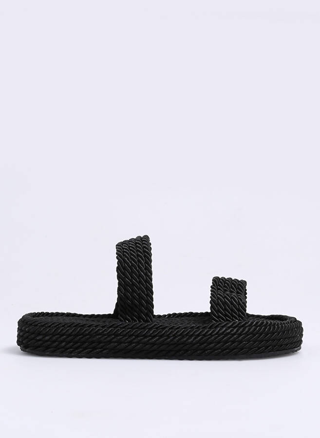 DEVERY NEW Black Women's Slippers - 1