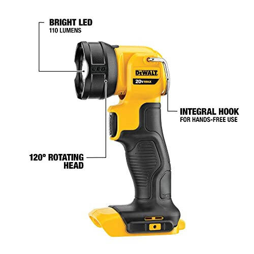 DEWALT 20V MAX* LED İş Işığı/El Feneri (DCL040) - 7