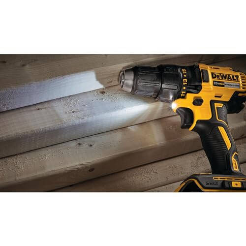 DEWALT 20V MAX Şarjlı Matkap-Tornavida, 1/2 İnç, 2 Hız, XR 2.0 Ah Pil ve Şarj Cihazı Dahil (DCD777D1) - 8