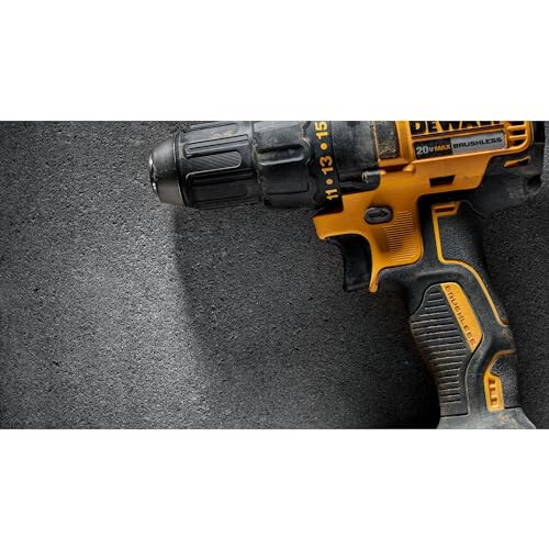 DEWALT 20V MAX Şarjlı Matkap-Tornavida, 1/2 İnç, 2 Hız, XR 2.0 Ah Pil ve Şarj Cihazı Dahil (DCD777D1) - 10