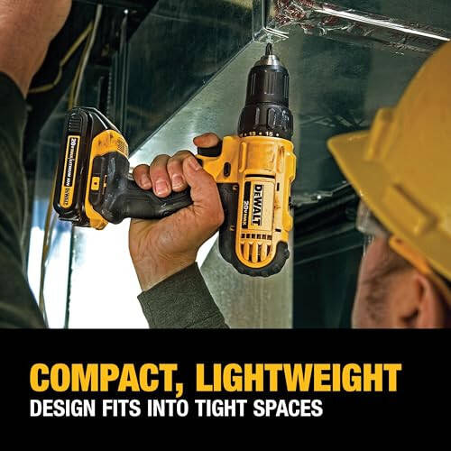 DEWALT 20V Max Şarjlı Matkap/Tornavida Seti, 2 Pil ve Şarj Cihazı Dahil (DCD771C2) - 5