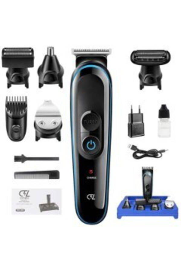 DEXTER BIAOYA BAY-690 TURBO CHARGED CORDLESS 5 IN 1 SHAVER - 1