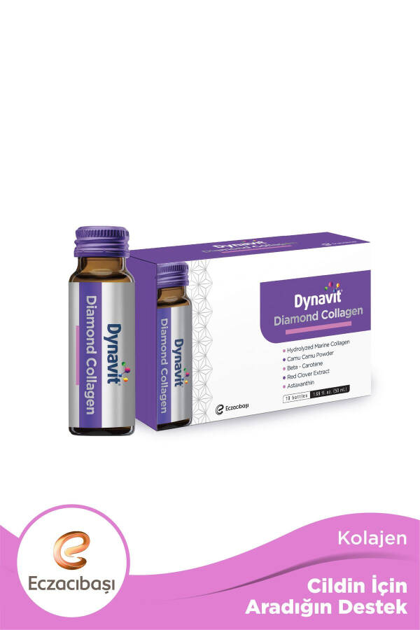 Diamond Collagen, Grape Flavored Hydrolyzed Type I Fish Collagen Exp:30.06.2025 - 1