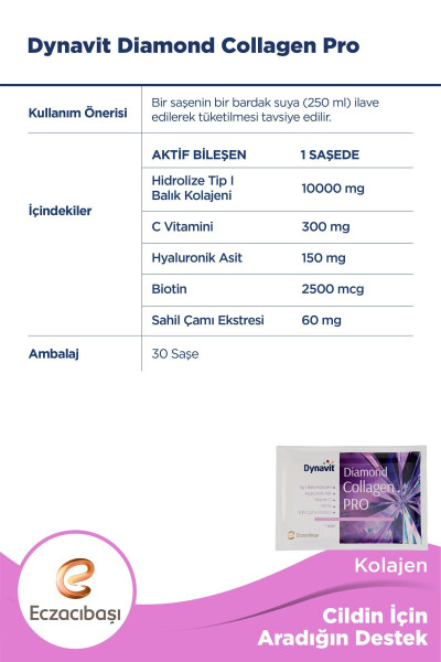 Diamond Collagen Pro 30 Saşe - 10