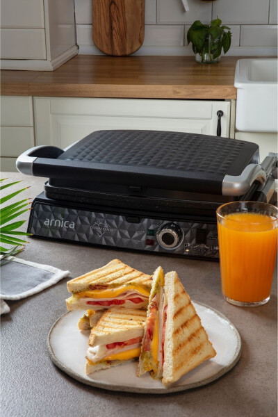 Diamond GH26251 Qora 2000 Vt Granit Toaster - 1