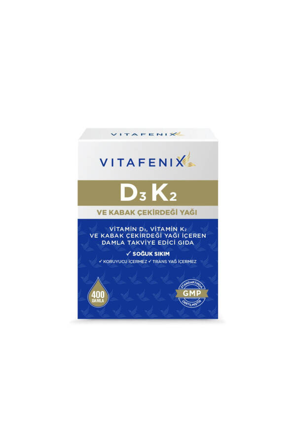 Dietary Supplement with D3K2 and Pumpkin Seed Oil - 2