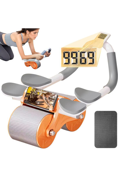 Digital Display Pull-Up Exercise Machine - Elbow Support Crunch Machine - Abdominal Exercise Equipment - 1