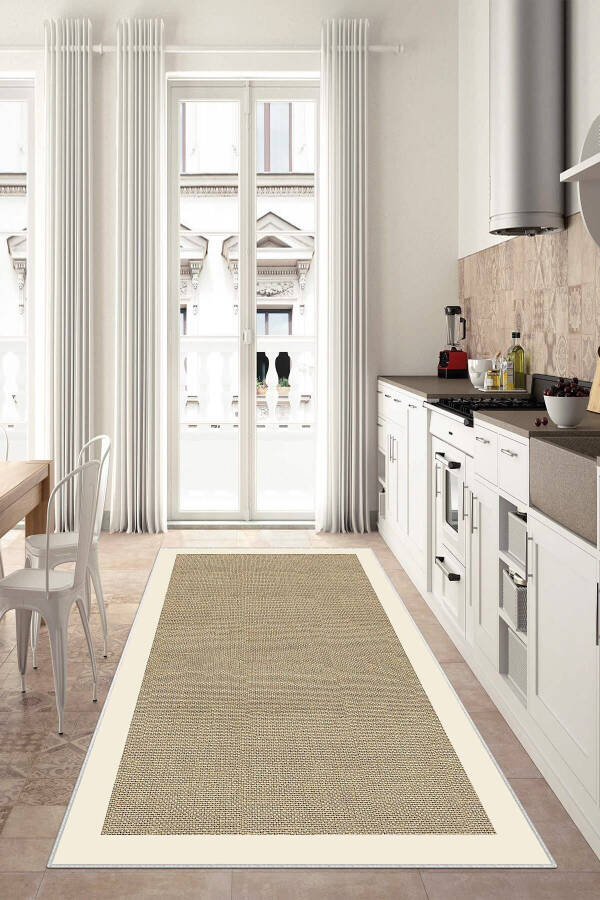 Digital Print Washable Non-Slip Base Living Room Rug Kitchen Rug Corridor Rug - 1