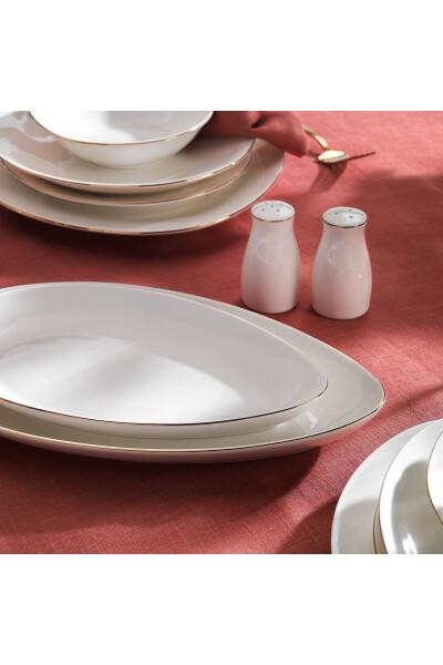 Dina Dinner Set - 56 Pieces - Gold - 2