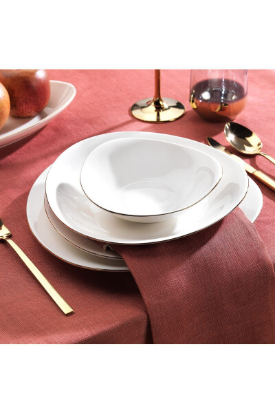 Dina Dinner Set - 56 Pieces - Gold - 3