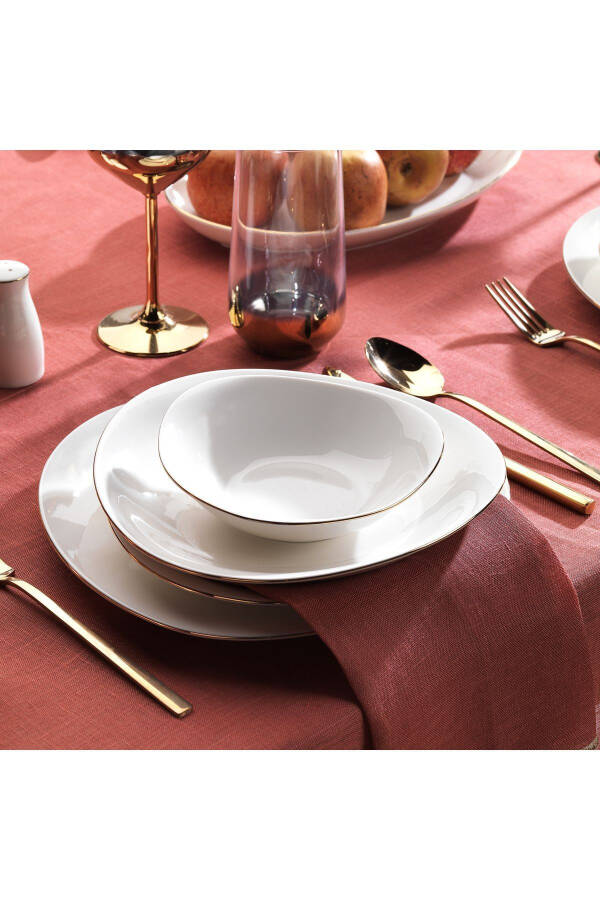 Dina Dinner Set - 56 Pieces - Gold - 4