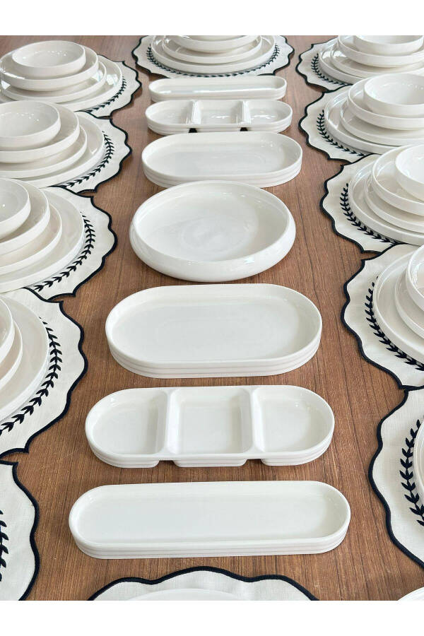 Dinnerware Set Breakfast Set 67 Pieces 12 Person Modern Simple - 4