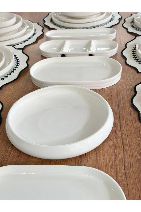 Dinnerware Set Breakfast Set 67 Pieces 12 Person Modern Simple - 5