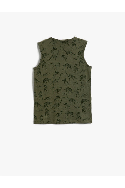 Dinosaur printed cotton tank top - 2