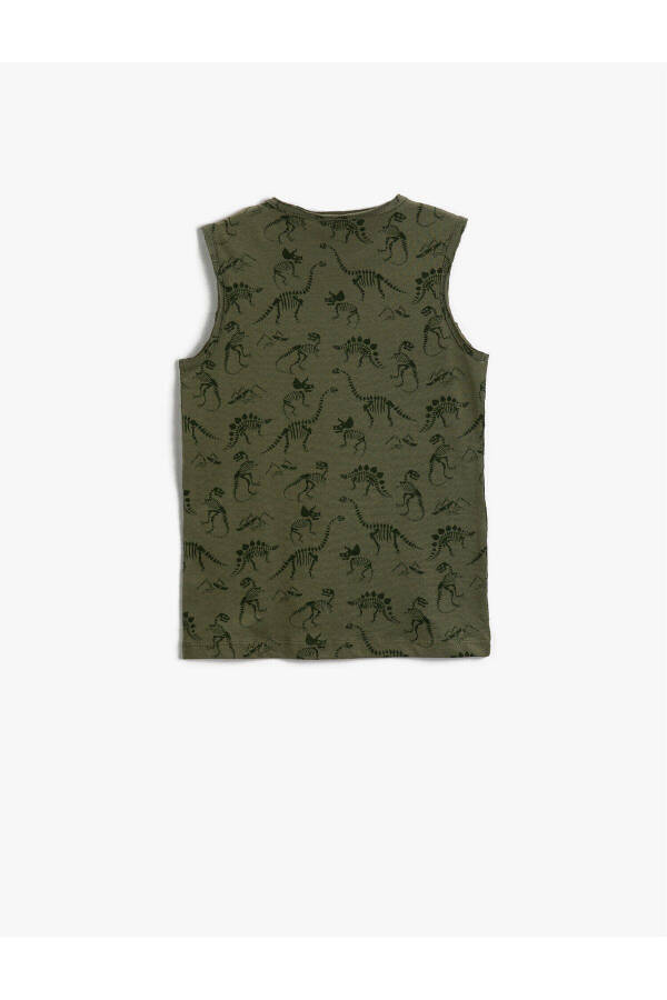 Dinosaur printed cotton tank top - 2