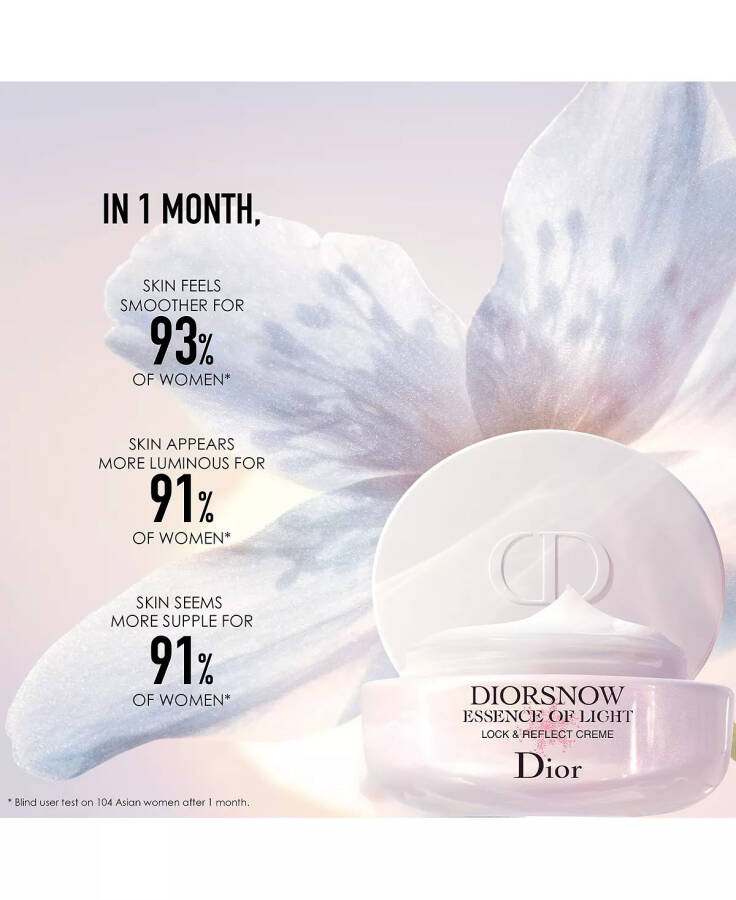 Diorsnow Essence Of Light Lock & Reflect Creme Face Moisturizer No Color - 4