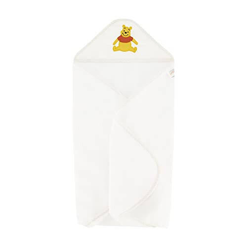 Disney Cudlie Baby Winnie The Pooh 2 Pack Rolled/Carded Hooded Towels in Sweet Life Print, 1 Count - 33