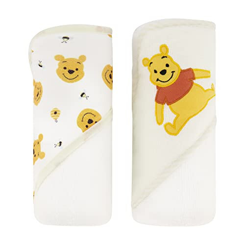 Disney Cudlie Baby Winnie The Pooh 2 упаковки рулонных/картонных капюшонных полотенец с принтом Sweet Life, 1 шт. - 19